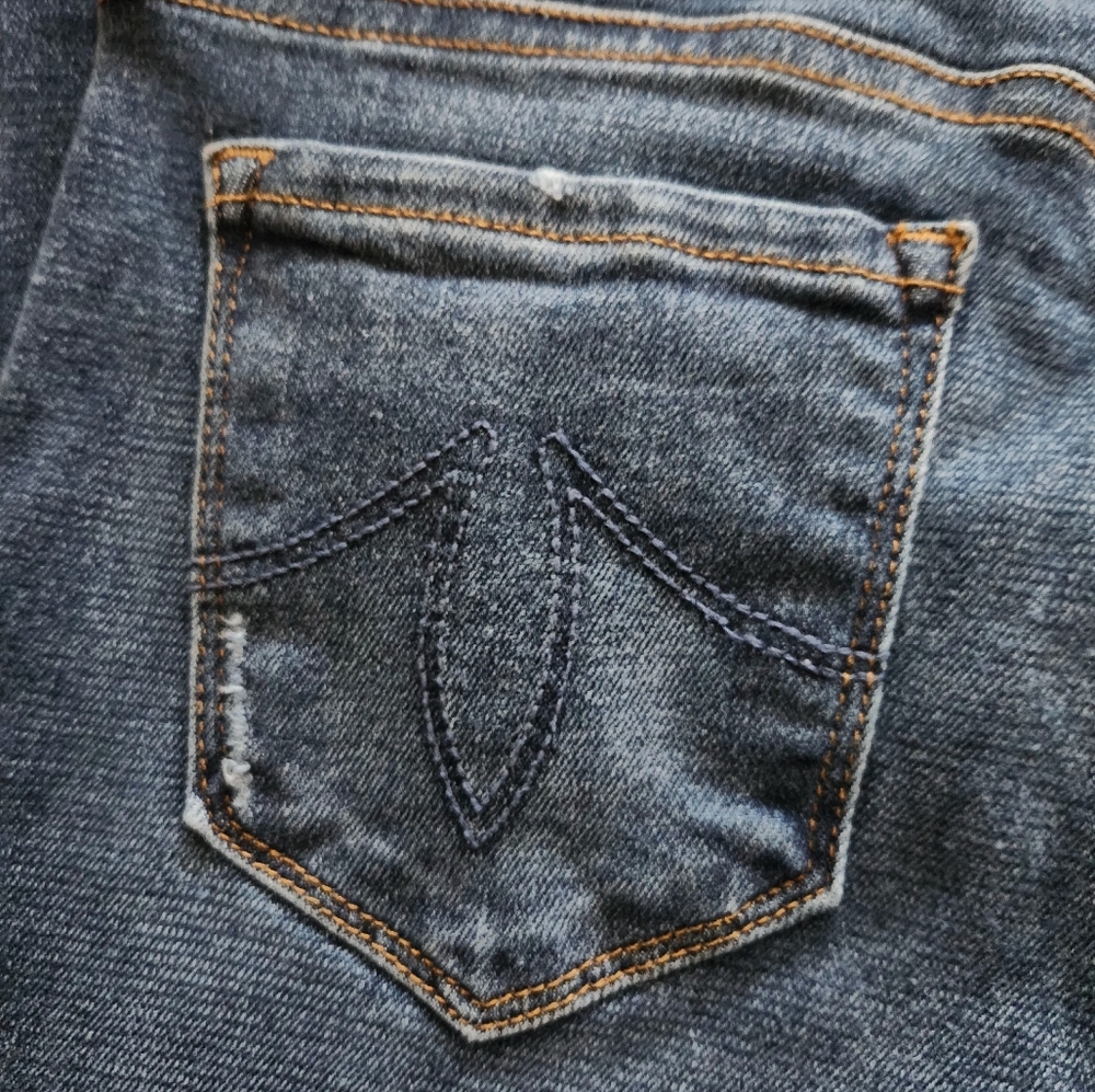 Level 99 Indigo Skinny Jeans Women’s Denim Jeggings Size 26 EUC - Picture 8 of 13